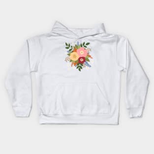 Bouquet of flowers Kids Hoodie